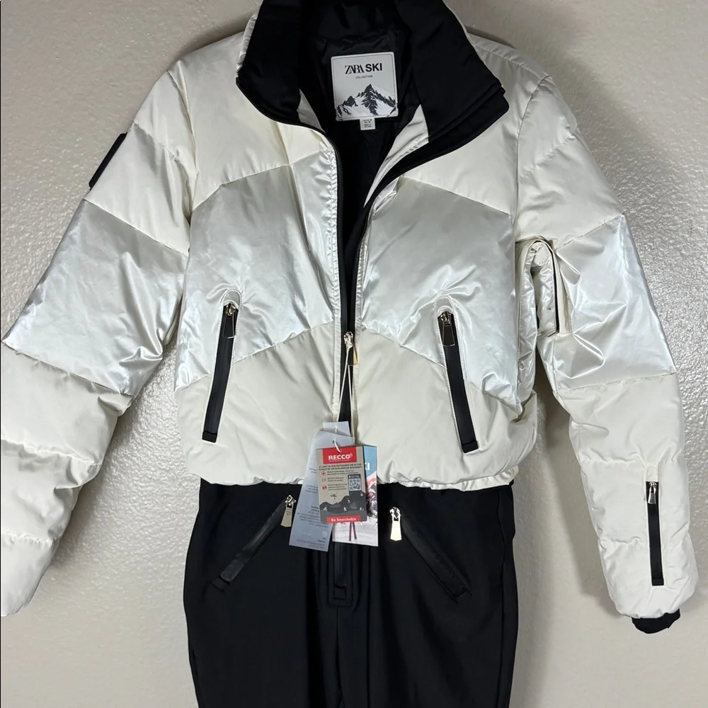 Zara COMBINED PUFFER WATER RESISTANT WINDPROOF RECCO® TECHNOLOGY SKI COLLECTION - Picture 6 of 16